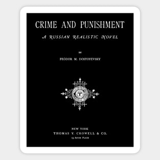 Reversed "Crime and Punishment" (Dostoevsky) Magnet